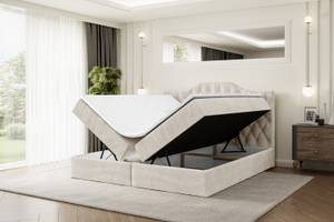 Boxspringbett VILA-1 Beige - Breite: 160 cm - H3