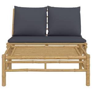 Garten-Lounge-Set 3028693-2 (2-teilig) Grau - Bambus - 55 x 33 x 100 cm