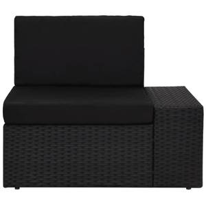 Garten-Lounge-Set Schwarz - Metall - 50 x 26 x 90 cm