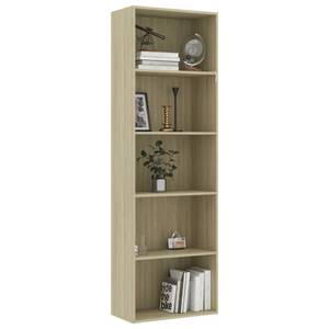 Bücherregal 3016488-4 Eiche Sonoma Dekor - 60 x 189 cm