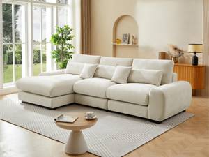 Sofa CATEMBO Beige - Textil - 172 x 92 x 320 cm