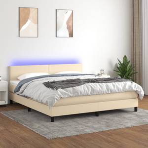 Boxspringbett 3017265-4 Creme - Breite: 180 cm