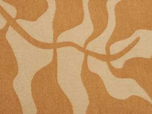 Kuscheldecke BANGRE Beige - Orange - Textil - 130 x 1 x 170 cm