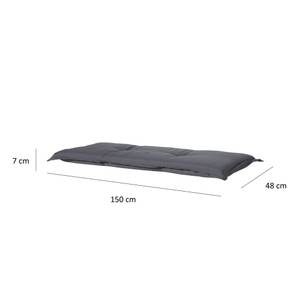 Bankauflage 419525 Grau - Tiefe: 150 cm