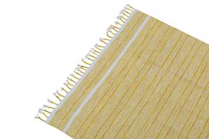 Alabama moderner Teppich Beige - Polyrattan - 60 x 1 x 110 cm