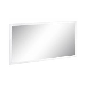 Miroir Romeo blanc brillant Blanc - Bois manufacturé - 120 x 60 x 2 cm