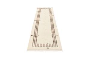 Tapis de passage Darya CCCII Beige - Textile - 79 x 1 x 297 cm