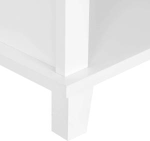 Nachttisch Ilka (2er Set) Weiß - Holzwerkstoff - 40 x 50 x 34 cm