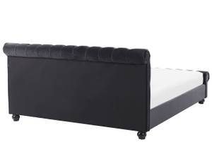 Doppelbett AVALLON Schwarz - 192 x 233 cm