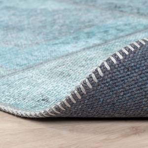 Teppich Patchwork Estate Patchwork Blau - Naturfaser - 115 x 1 x 170 cm