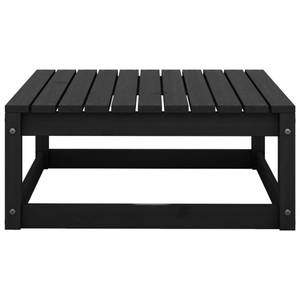 Ensemble de meubles de jardin Noir - Bois massif - Bois/Imitation - 70 x 67 x 70 cm