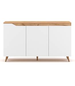 Buffet Tree Blanc - Bois manufacturé - 42 x 82 x 140 cm