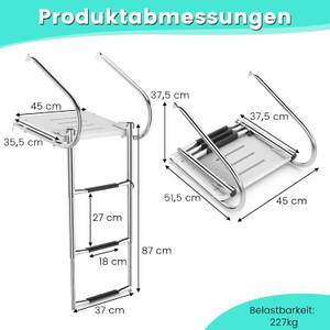 Teleskop-Bootleiter FV32237DE Silber - Metall - 45 x 38 x 52 cm