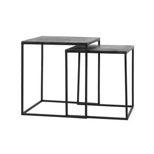 Table d'appoint Banos Argenté - 45 x 51 x 45 cm