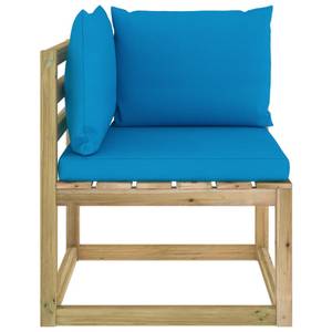 Ecksofa 3009699-1 Blau - Holzwerkstoff - Holzart/Dekor - 64 x 70 x 64 cm