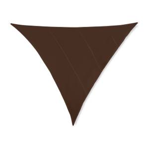 Voile d'ombrage triangle marron 600 x 510 cm