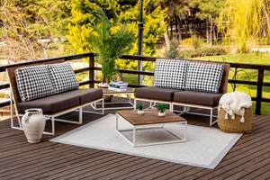 Outdoorteppich JUBA Grau - 120 x 170 cm