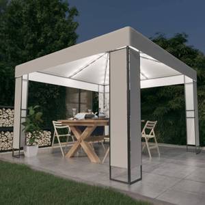 Gartenpavillon 3007843 Weiß - Metall - Textil - 300 x 273 x 300 cm