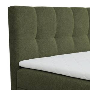 Boxspringbett Moody Khaki - Breite: 160 cm