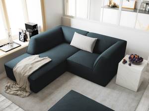 Ecksofa RUBY 3 Sitzplätze Blau