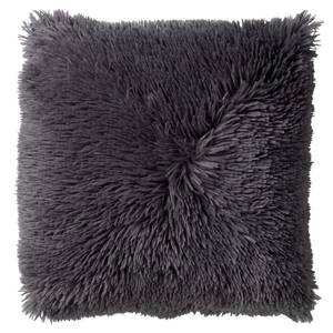 Housse de coussin Fluffy Anthracite - 45 x 45 x 45 cm