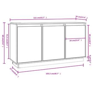 Sideboard 3013643 Weiß