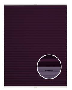 Thermo Plissee Klemmfix ohne Bohren Violett - 70 x 210 cm