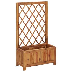 Garten-Hochbeet 316541 Braun - Massivholz - 28 x 100 x 55 cm