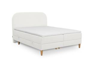 Boxspringbett Alto Weiß - Breite: 140 cm