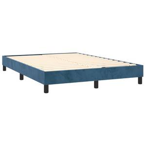 Boxspringbett 3017290-3 Dunkelblau - 144 x 193 cm