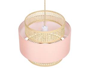 Lampe suspension YUMURI Pêche - Bleu pétrole - Rose foncé