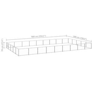 Hundezwinger 3082167 500 x 70 x 900 cm