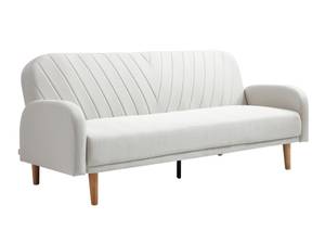 Schlafsofa VENAFRA Weiß - Textil - 87 x 87 x 207 cm