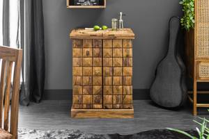 Barschrank MOSAICO Braun - Holzwerkstoff - Massivholz - Holzart/Dekor - 65 x 90 x 50 cm