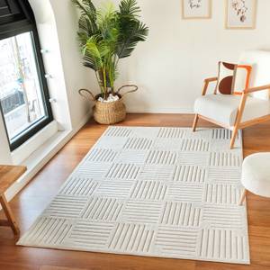 Tapis CURICO Blanc - 120 x 170 cm