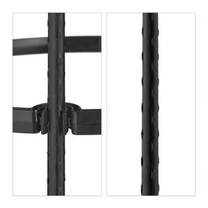 Lot de 2 Trellis 70 cm Noir - Métal - Matière plastique - 15 x 70 x 15 cm