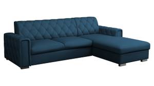 Ecksofa Roma Blau - Ecke davorstehend rechts