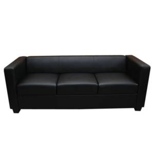 3er Sofa Lille Schwarz