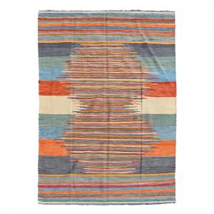 Tapis kilim PESHAWAR Kilim Fourrure véritable - 203 x 3 x 295 cm