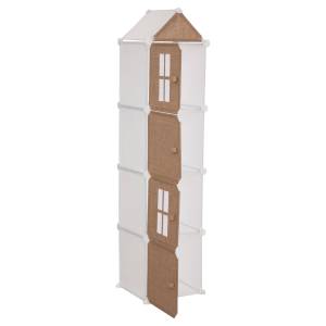 Kinderaufbewahrung SÄULE Beige - Holzwerkstoff - 31 x 139 x 34 cm