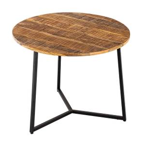 Beistelltisch La Palma Metall braun Braun - Massivholz - 56 x 45 x 56 cm