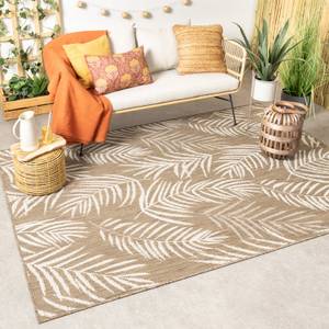 In- & Outdoor Teppich Malta Leaves Beige - 200 x 290 cm