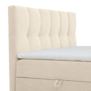 Boxspringbett Moody Ecru - Breite: 160 cm