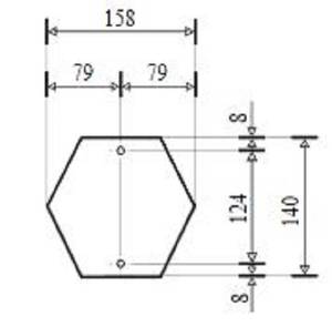 Èclairage extérieur SALZBURG Doré - Gris métallisé - Hauteur : 42 cm