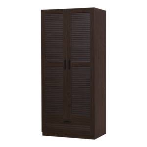 Armoire de chambre Finning Marron - Bois massif - 80 x 176 x 52 cm