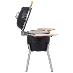 Barbecue fumoir barbecues fumoir Noir - Céramique - Métal - 33 x 76 x 33 cm