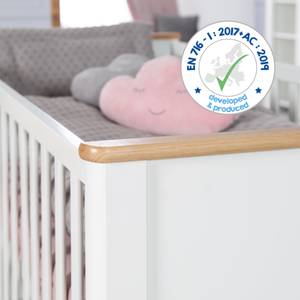 Babyzimmer Set Ava 2-teilig Weiß - Holzwerkstoff