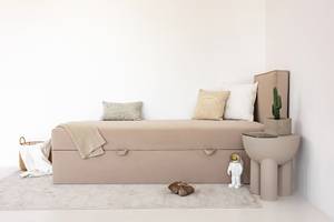 Boxspringbett MITTO CONTI Creme - Breite: 120 cm - H2