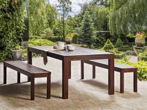 Gartenbank TUSCANIA Braun - Massivholz - 160 x 45 x 35 cm