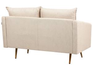 2-Sitzer Sofa MAURA Beige - Gold